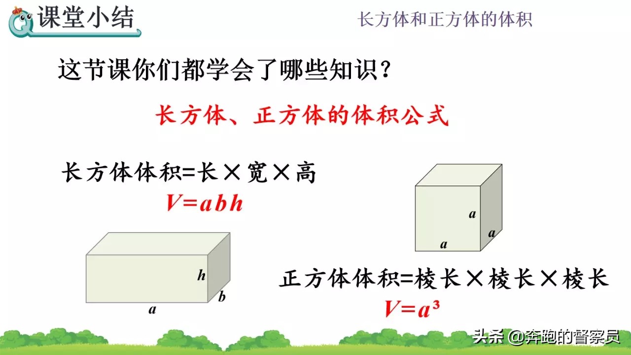 正方体的体积公式 正方体表面积积公式