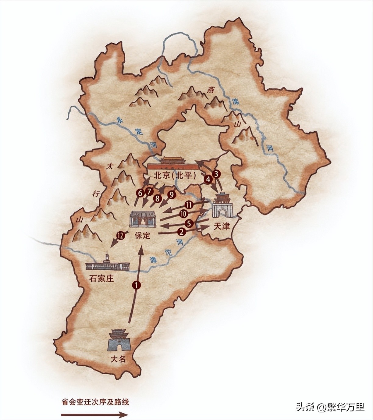 河北省会是哪个城市 河北以前的省会城市