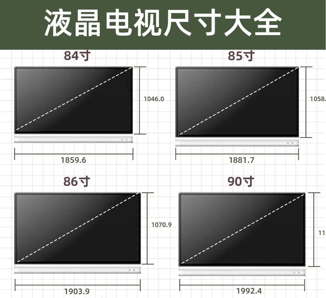 70寸电视长宽多少厘米 80寸电视尺寸长宽多少