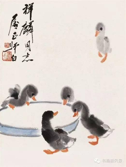小鸭子简笔画 漂亮鸭子绘画