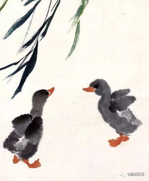 小鸭子简笔画 漂亮鸭子绘画