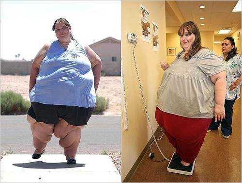 世界上最胖的人 最胖的女人1000公斤