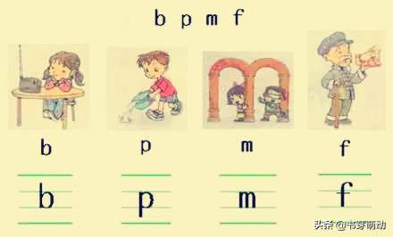 拼音字母表完整图片 拼音字母表26个图片