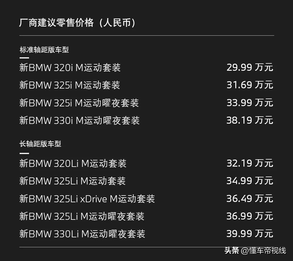 宝马3系多少钱 宝马725报价及图片