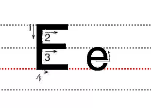 26个字母大小写正规写法 大写字母表26个占格