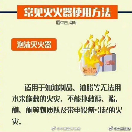 灭火器的使用五个步骤 灭火器的四个基本步骤