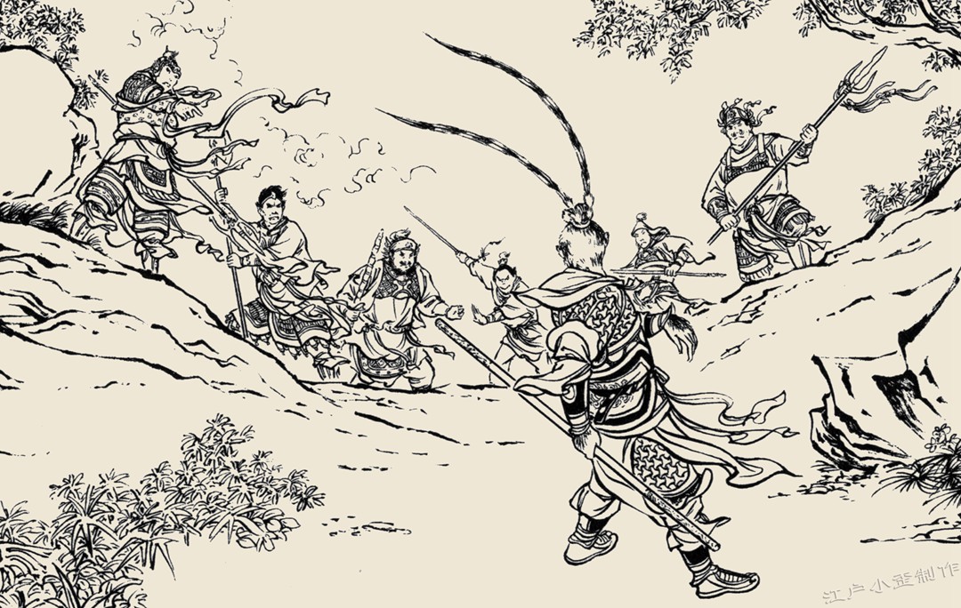 二郎神的武器 杨戬的武器简笔画