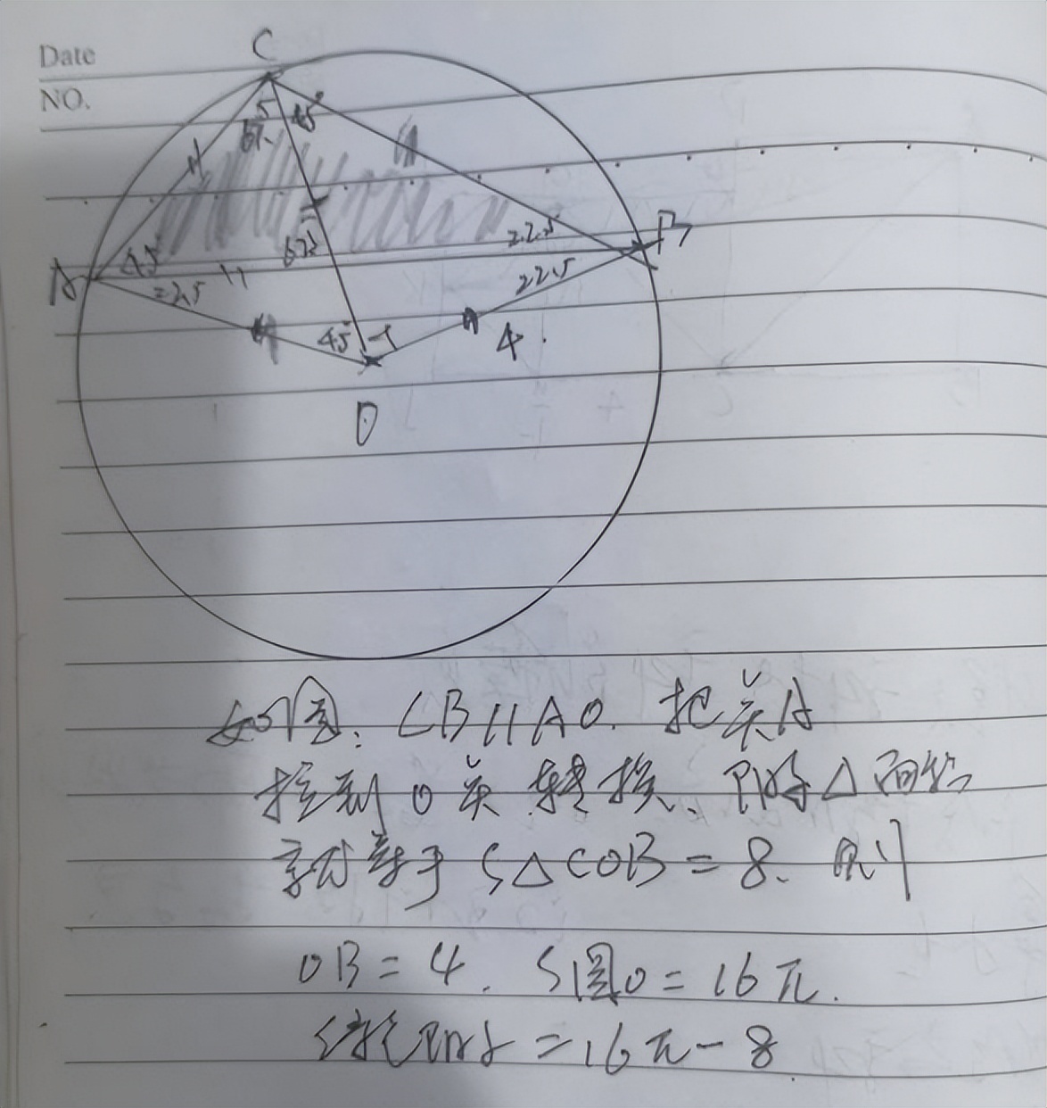 圆周角和圆心角的关系 圆周角三种情况