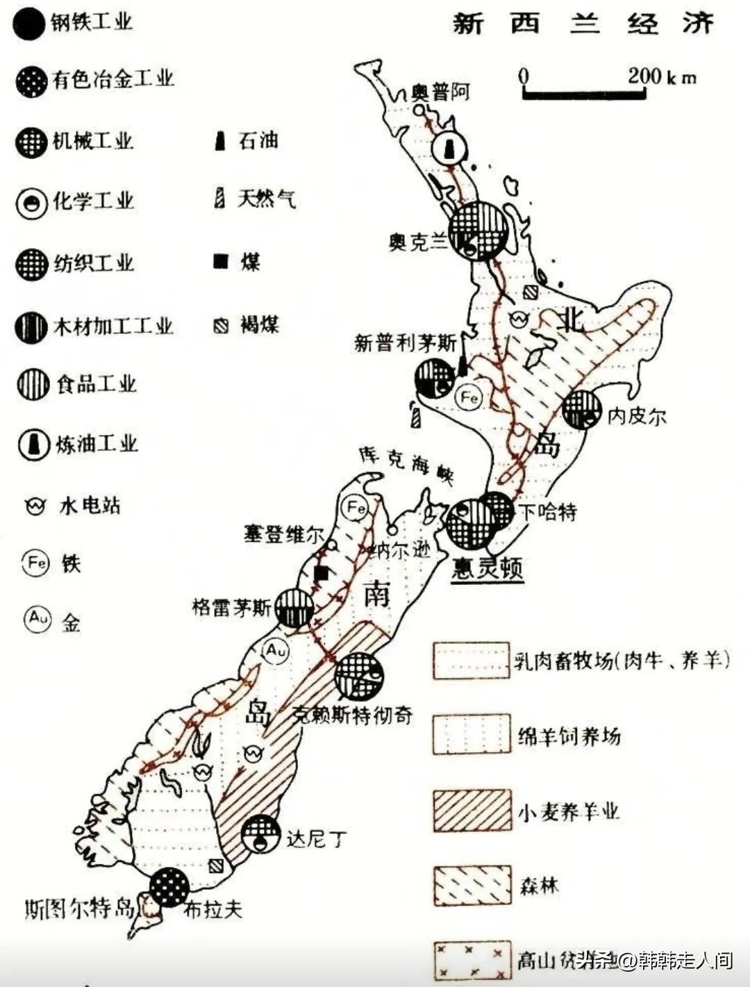 新西兰地理位置 新西兰位置地图