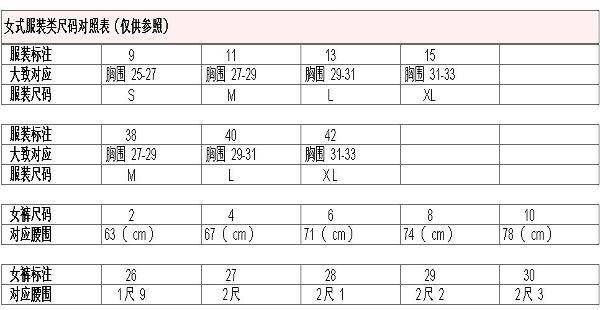 28的裤子腰围是多少 27码的裤子腰围是多少