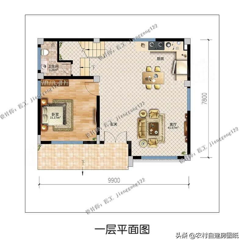 农村房屋设计图大全 新型农村房屋设计图