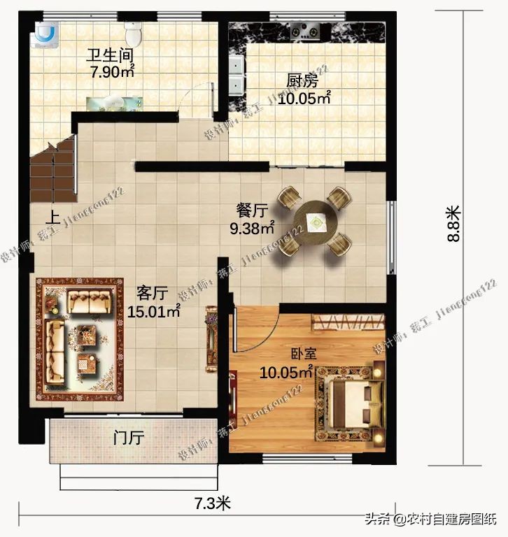 农村房屋设计图大全 新型农村房屋设计图