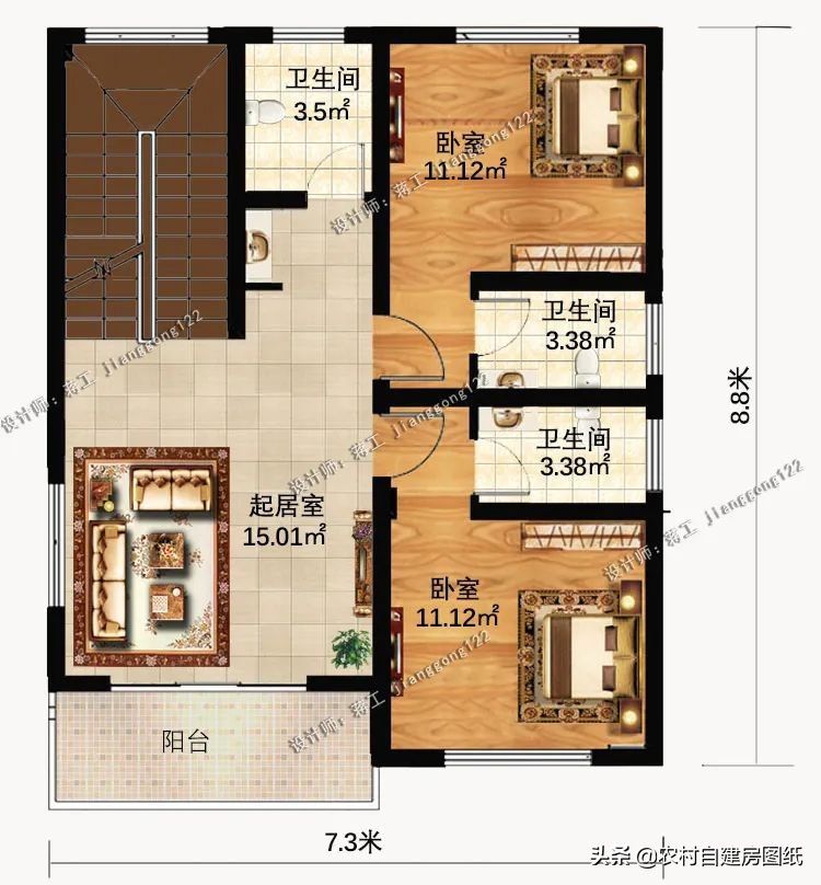 农村房屋设计图大全 新型农村房屋设计图