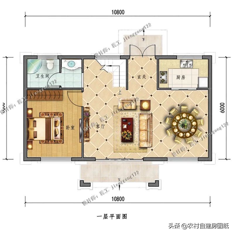 农村房屋设计图大全 新型农村房屋设计图