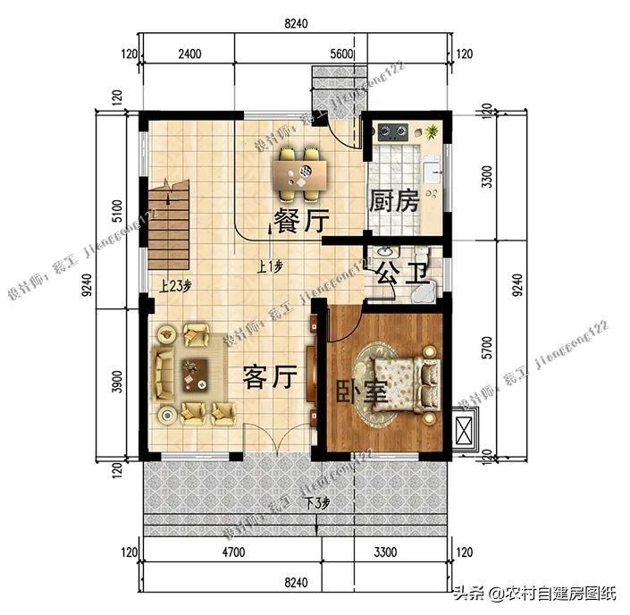 农村房屋设计图大全 新型农村房屋设计图