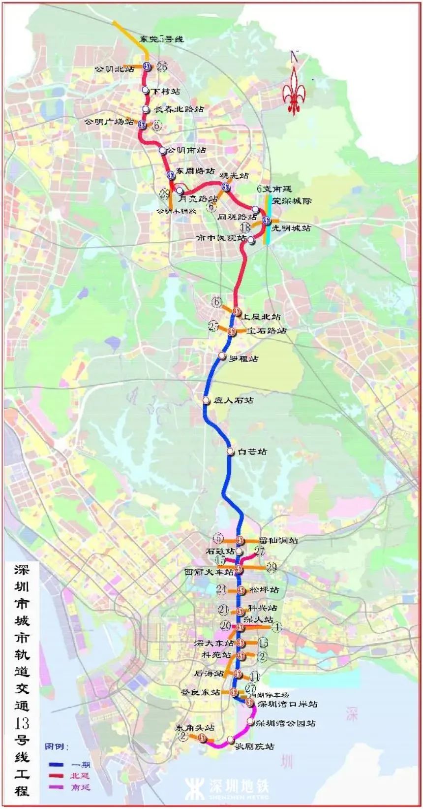 深圳高铁站在哪里 深圳高铁路线分布图