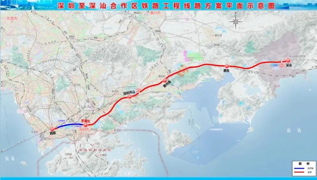 深圳高铁站在哪里 深圳高铁路线分布图