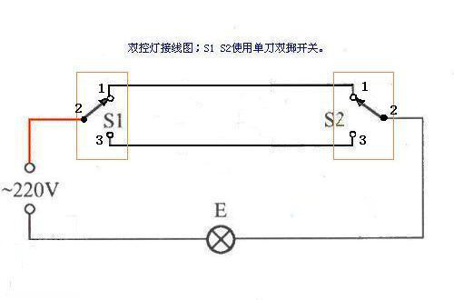 三联开关接线图 三控开关接线图实物图