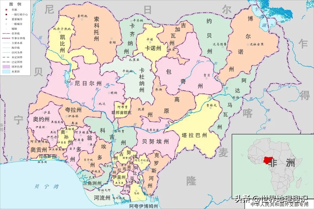 非洲国家地图 非洲地图超清晰大图