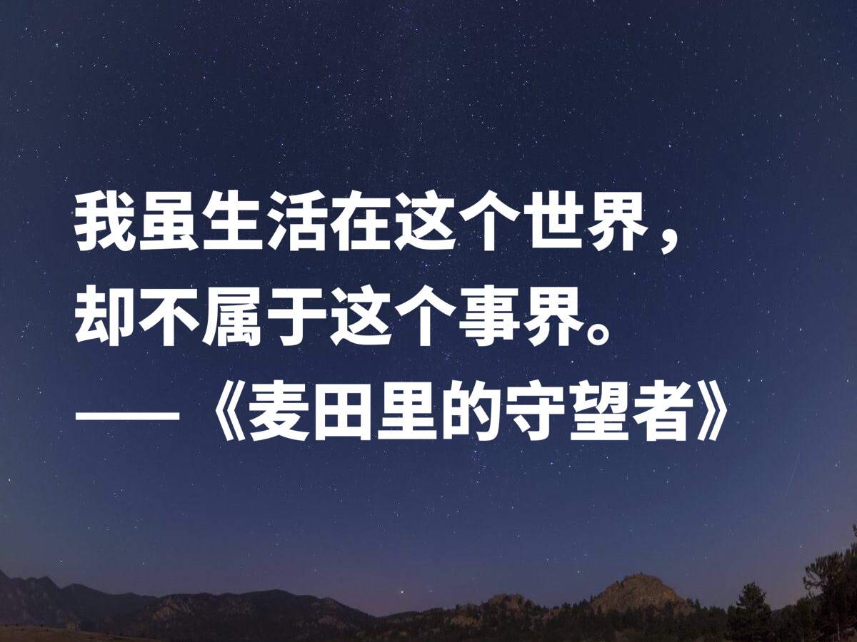 麦田里的守望者名句 守望者罗夏经典语录