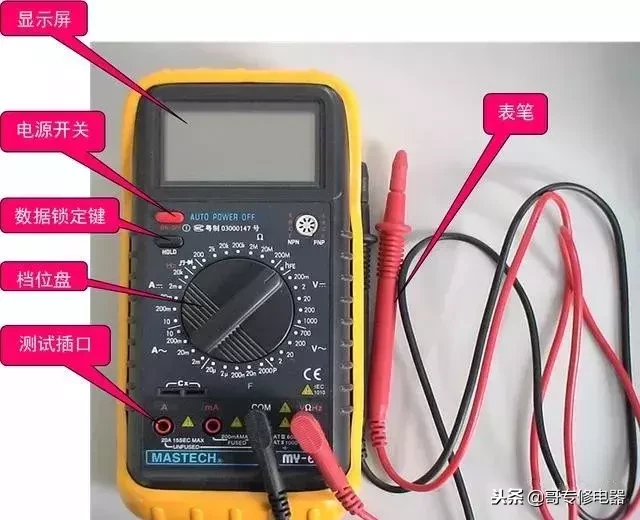 万用表的使用 万用表基本使用方法