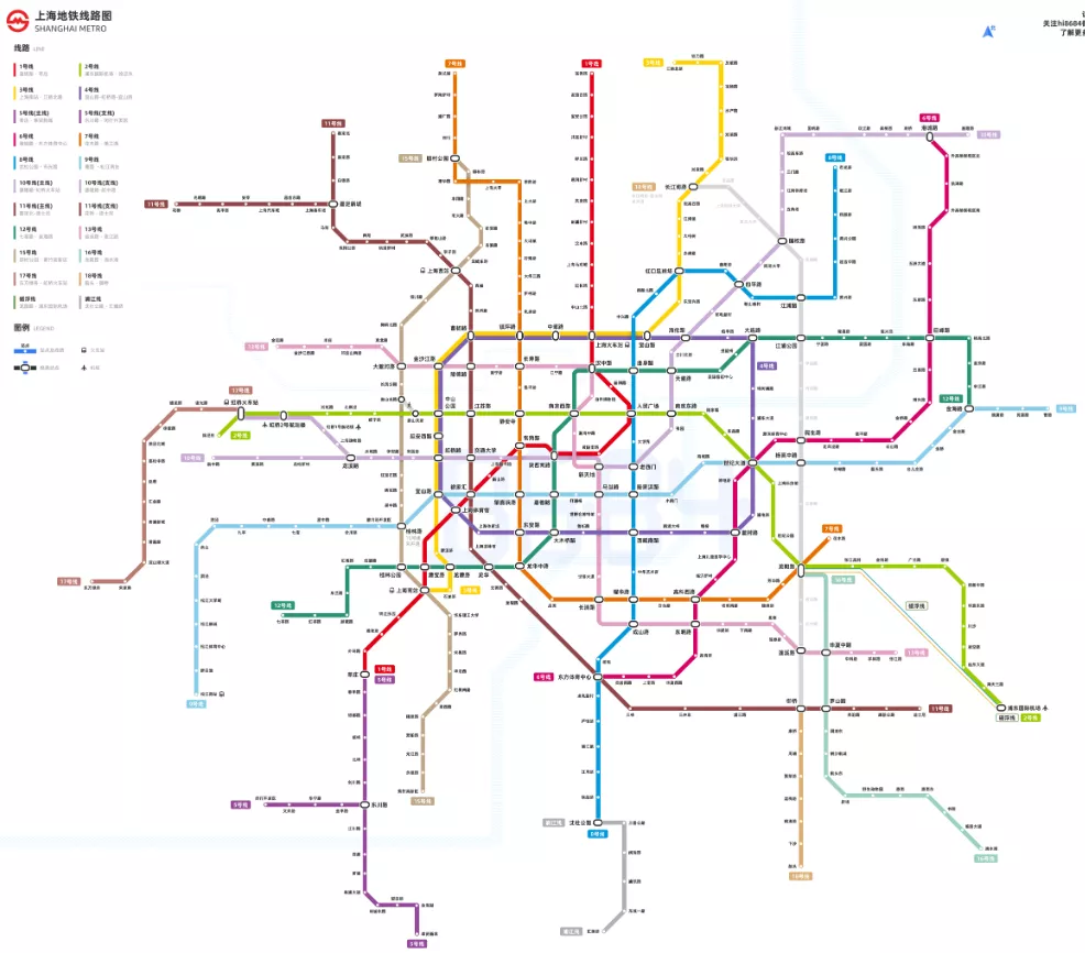 上海地铁路线图 上海地铁线路图下载