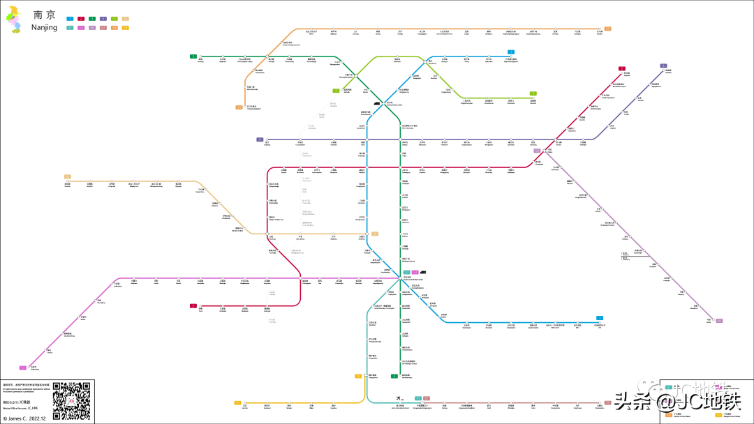 南京地铁线路 南京地铁高清线路图