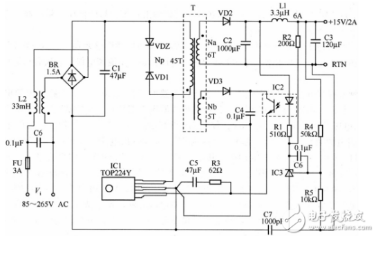开关电源电路图 40个基本电路图