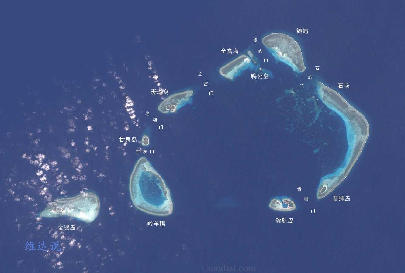 西沙群岛地图 西沙群岛详细地图