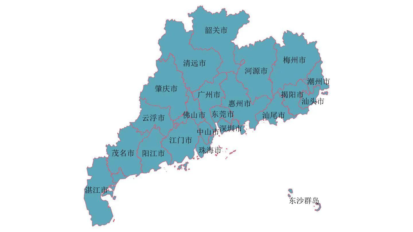 广东省拥有7个三线城市：汕头第一，6个四线城市，1个五线城市
