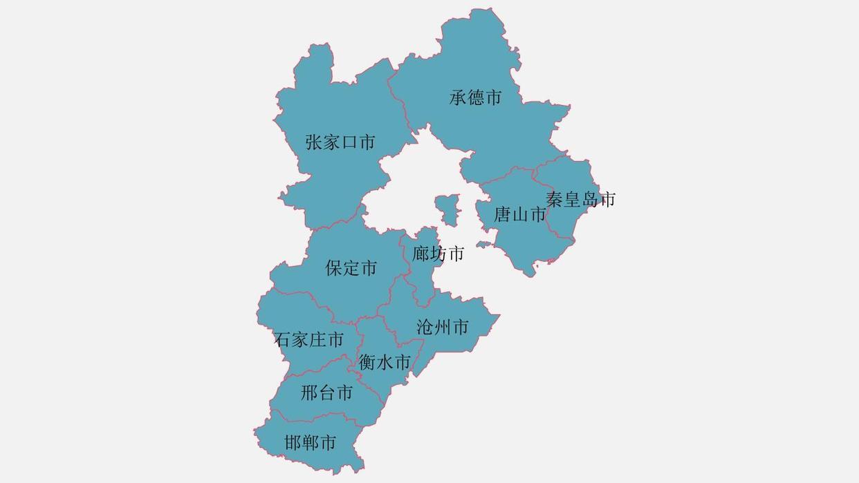 河北拥有7个大城市：邯郸位居第3，秦皇岛入围，廊坊、沧州均无缘