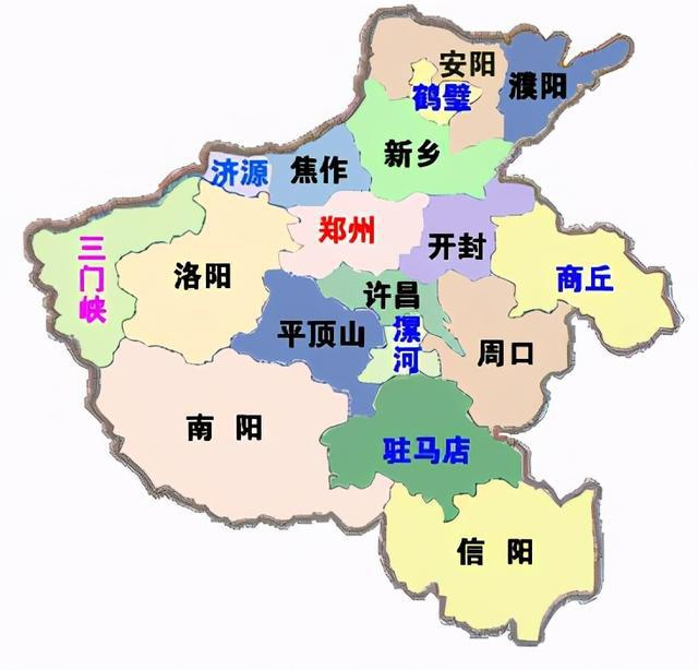 河南城市级别划定：1个新一线城市，10个3线城市，6个4、5线城市