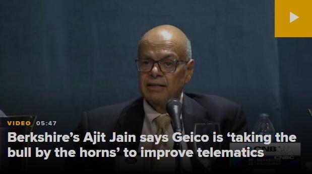 阿吉特贾因：Geico正在“迎难而上”改进远程信息处理技术