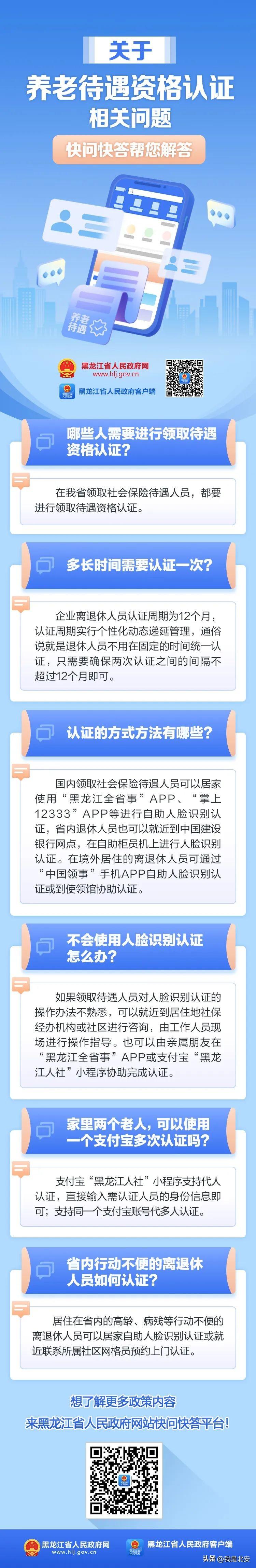 关于养老待遇资格认证相关问题，快问快答帮您解答！