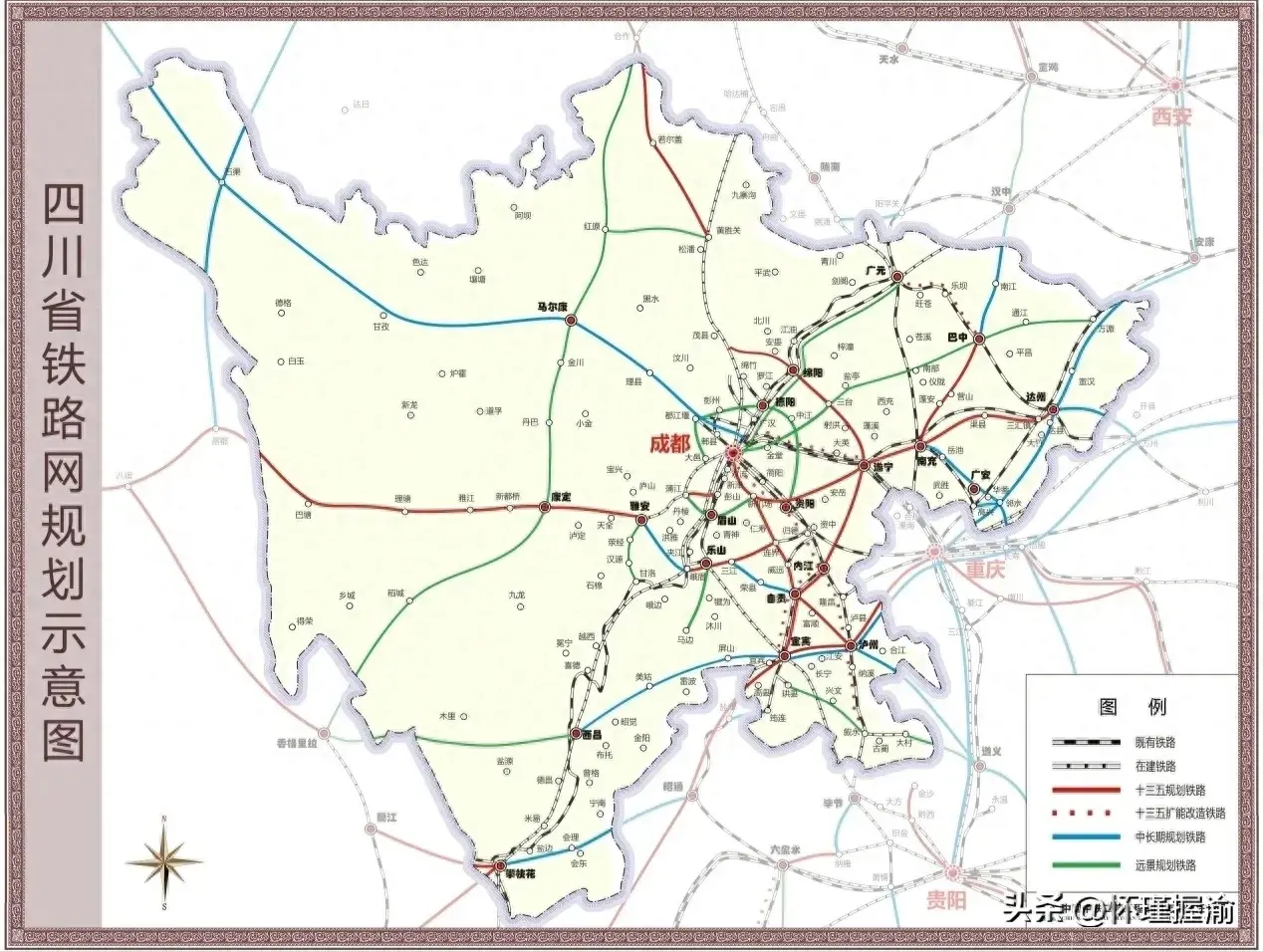 四川2023年计划开通的三条铁路，看看过没过你家乡