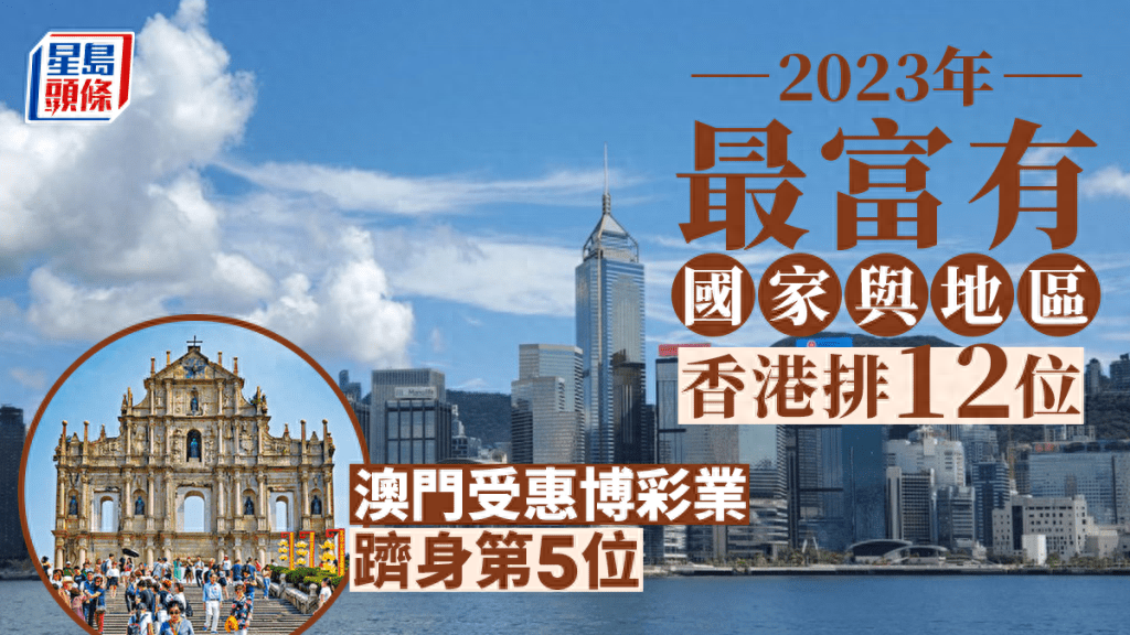 2023世界最富有国家地区排行榜出炉！澳门第5，香港第12